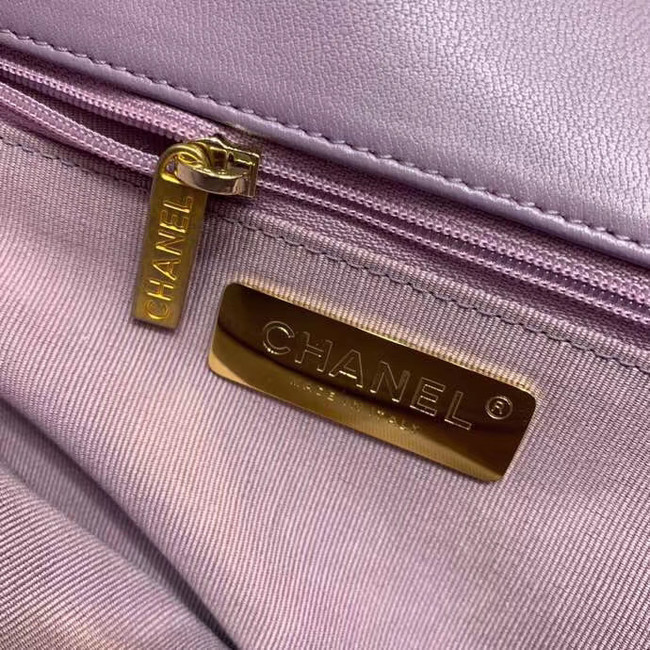 CHANEL 19 Flap Bag AS1162 Lavender