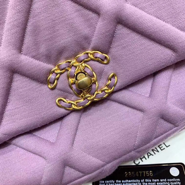 CHANEL 19 Flap Bag AS1160 AS1161 AS1162 Lavender