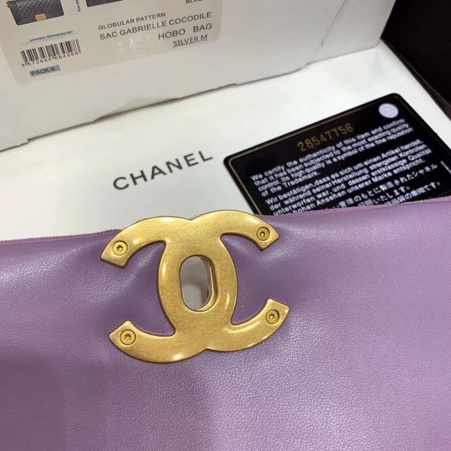 CHANEL 19 Flap Bag AS1160 AS1161 AS1162 Lavender