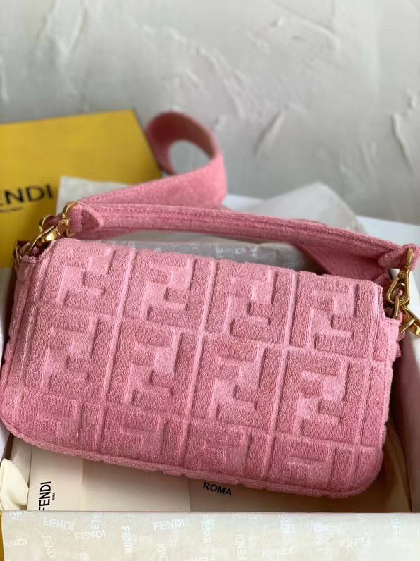 FENDI BAGUETTE Shoulder Bag 8BR771A pink