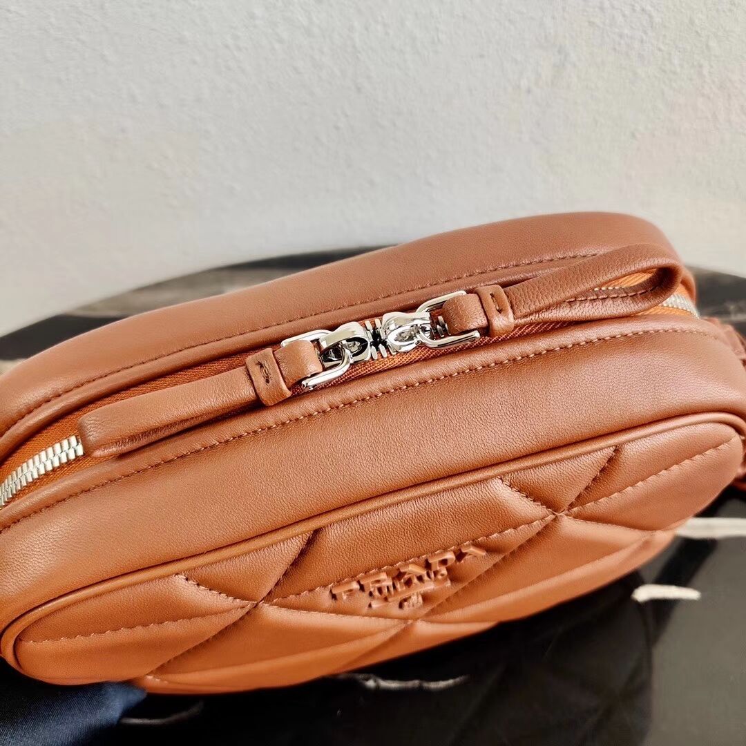 Prada Spectrum shoulder bag 1BH141 Camel