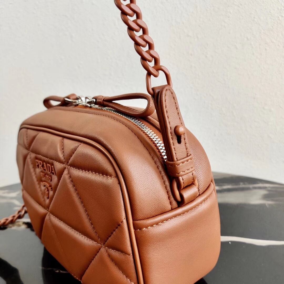 Prada Spectrum shoulder bag 1BH141 Camel