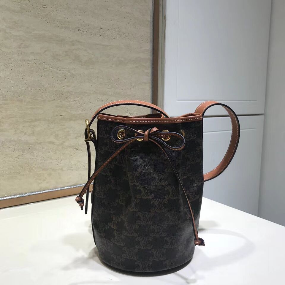 Celine SMALL BUCKET BAG CL01142 tan