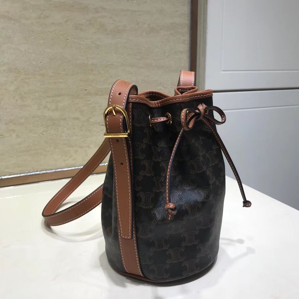 Celine SMALL BUCKET BAG CL01142 tan