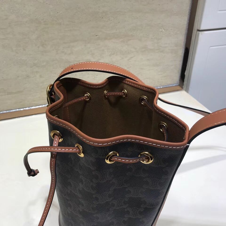 Celine SMALL BUCKET BAG CL01142 tan