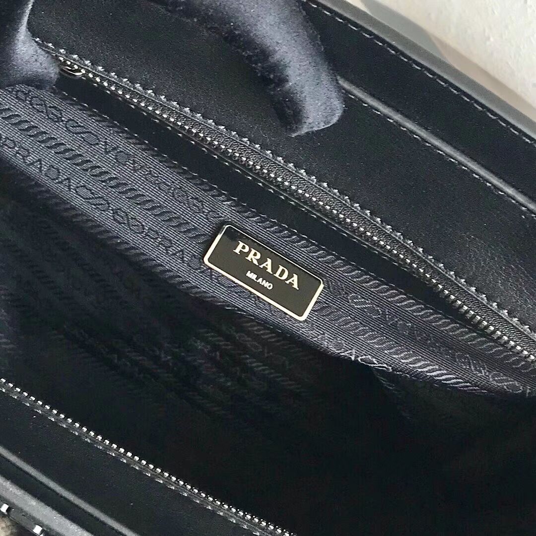 Prada Embleme Saffiano leather bag 1BG288 black