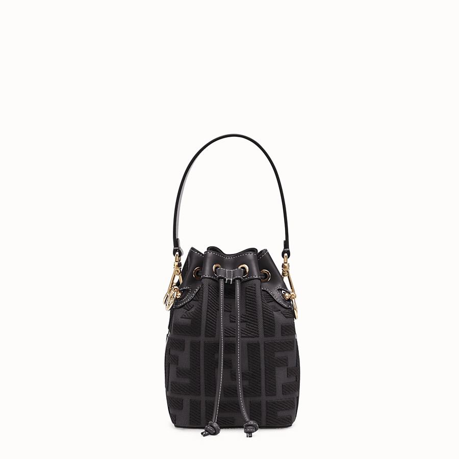 FENDI MON TRESOR Mini bag in black canvas 8BS010