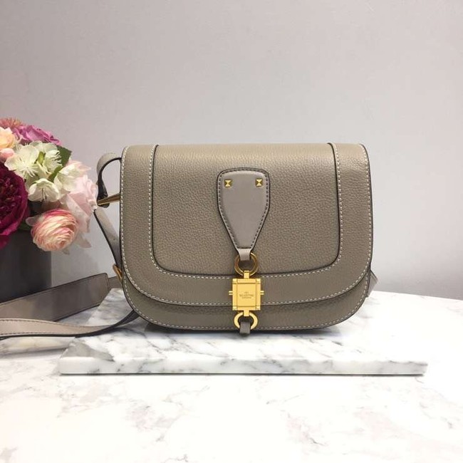 VALENTINO Origianl leather shoulder bag 0705 grey