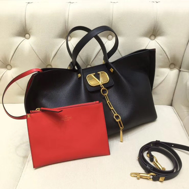 VALENTINO Origianl leather tote 2080 black