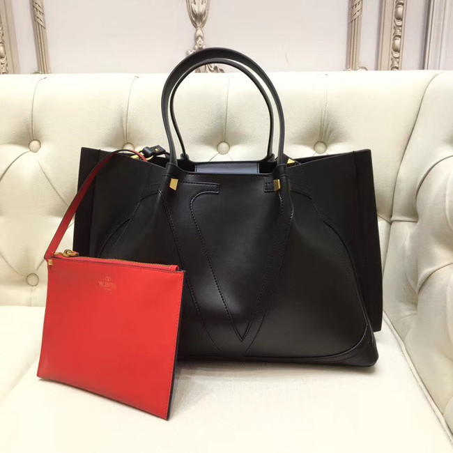 VALENTINO Origianl leather tote 9099 black