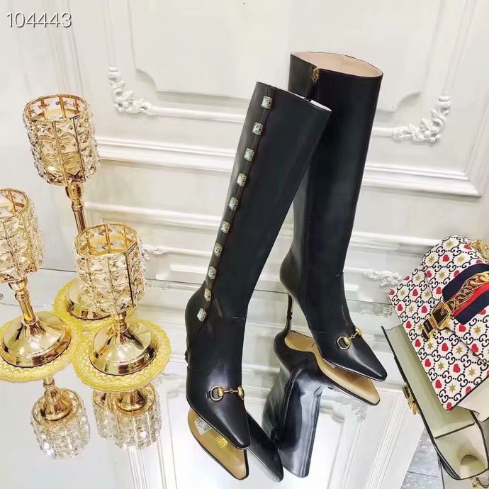 Gucci thigh boot GG1589BL-2 Heel height 7CM