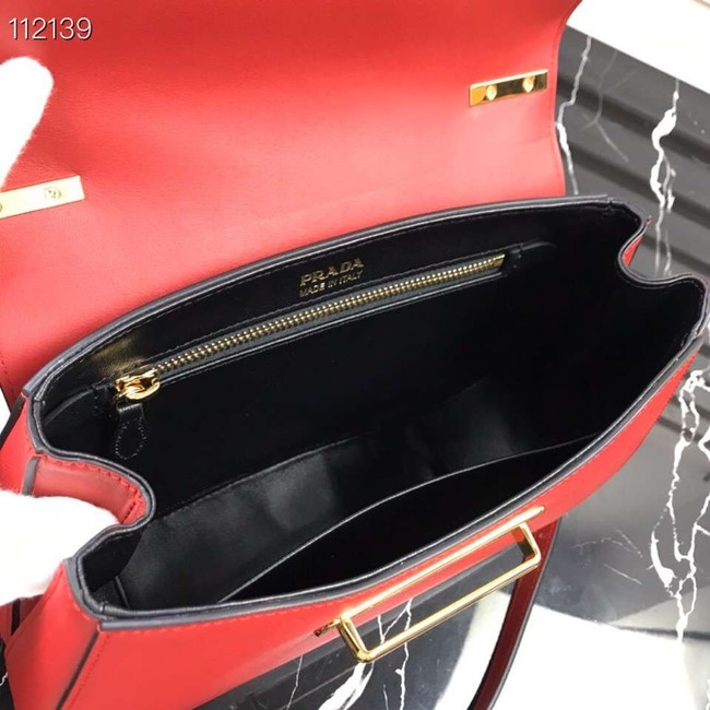 Prada Embleme Saffiano leather bag 1BN005 red