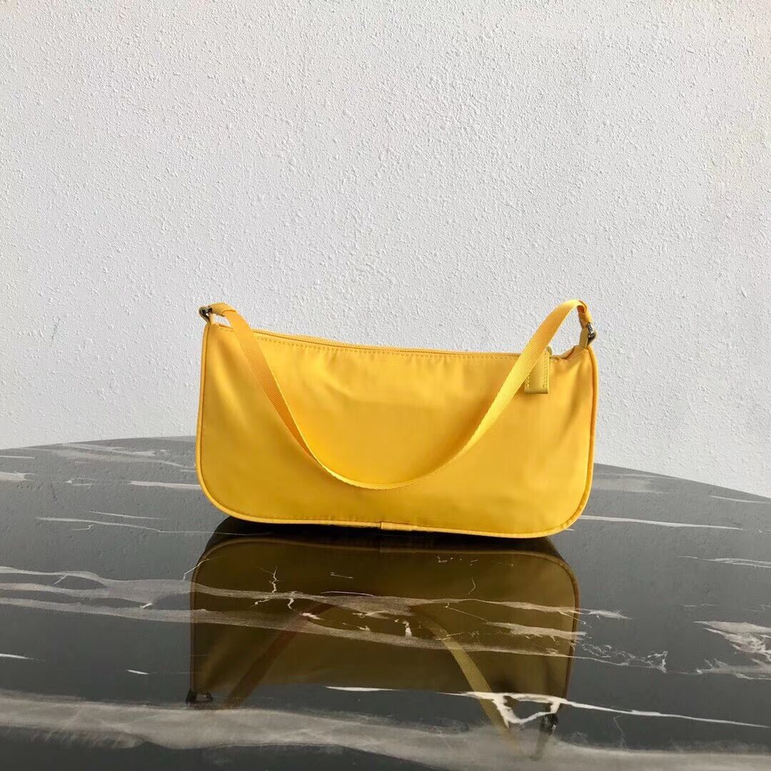 Prada Re-Edition nylon Tote bag 1N1419 yellow