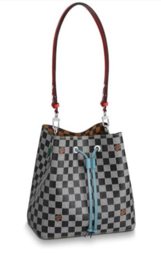 Louis Vuitton Nicolas Ghesquiere Damier Neonoe MM N40229 Blue