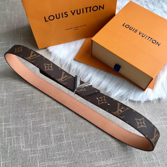 Louis Vuitton Leather Belt M0197W 30MM