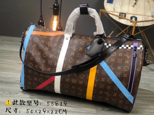 Louis vuitton KEEPALL BANDOULIERE 50 travel bag M55819