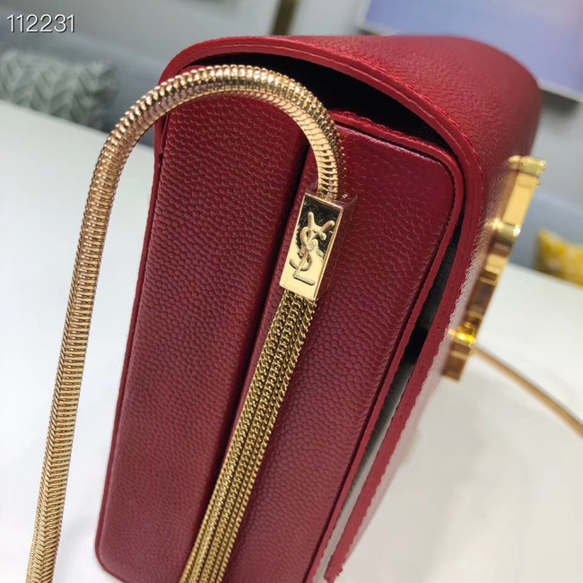 Yves Saint Laurent Kate mini Original leather Shoulder Bag Y593122 red