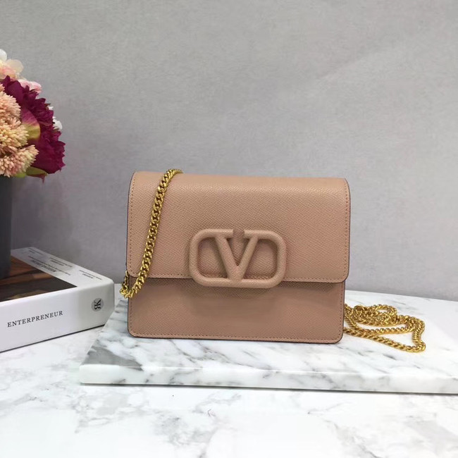 VALENTINO Origianl leather 069 Chain bag pink