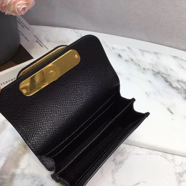 VALENTINO Origianl leather Card Holder 062 black