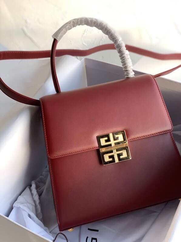 Givenchy Calfskin tote 2019 Burgundy