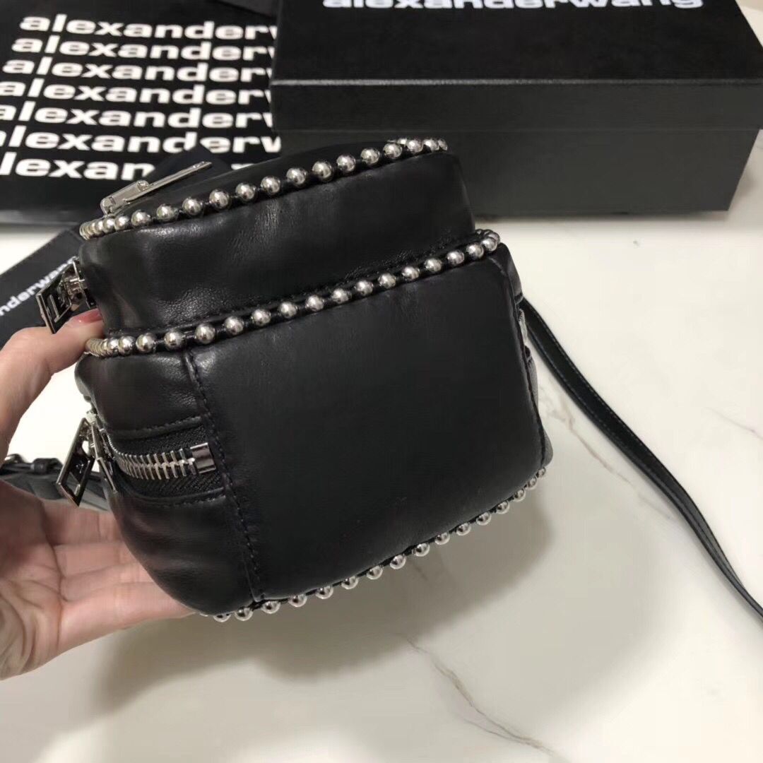 Alexander Wang leather Mini knapsack 0003 black