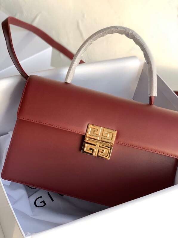 Givenchy Calfskin tote 2020 Burgundy