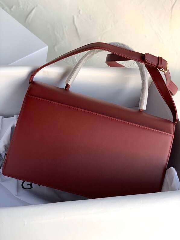 Givenchy Calfskin tote 2020 Burgundy