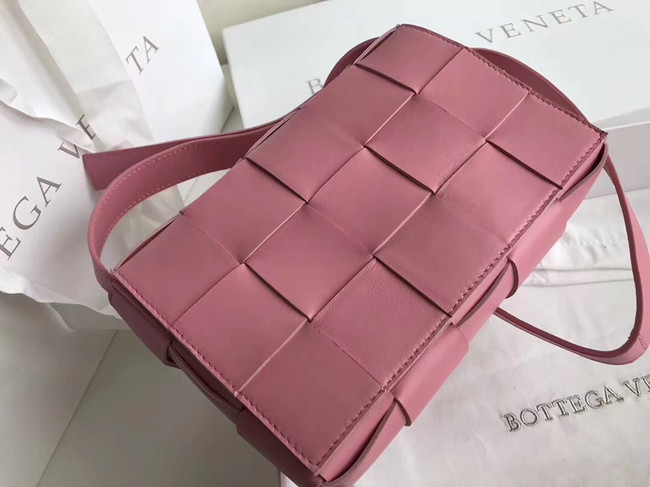 Bottega Veneta Sheepskin Weaving Original Leather 578004 rose