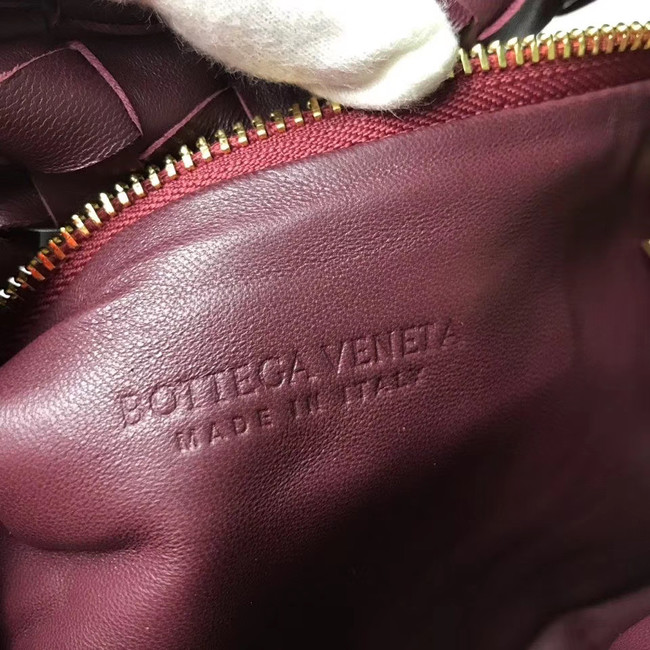 Bottega Veneta Original Weave Leather Bag BV4588 Burgundy