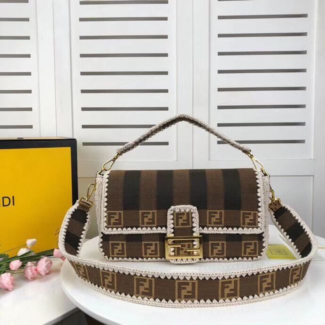 FENDI fabric bag 8BR033 Coffee