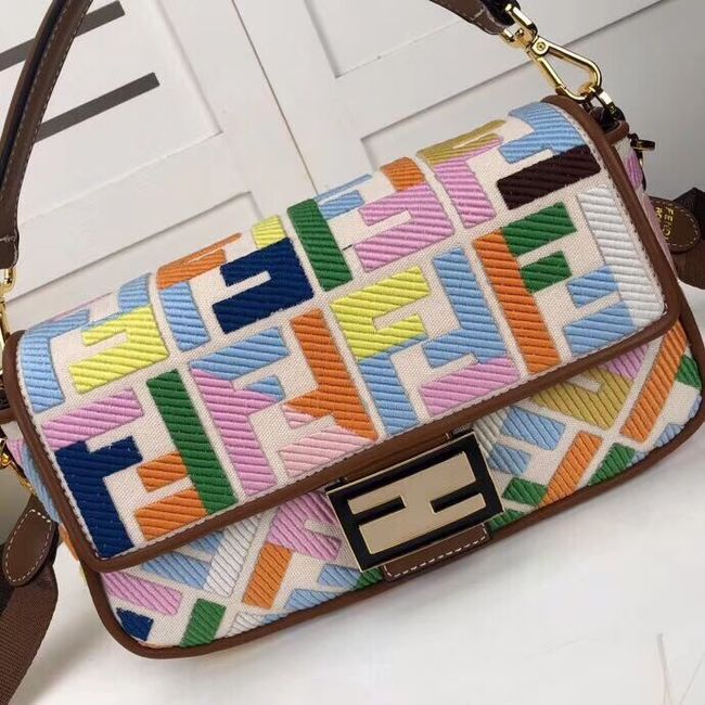 FENDI fabric bag F0386 Rainbow