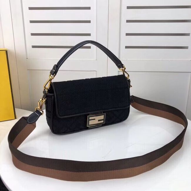 FENDI fabric bag F0386 black