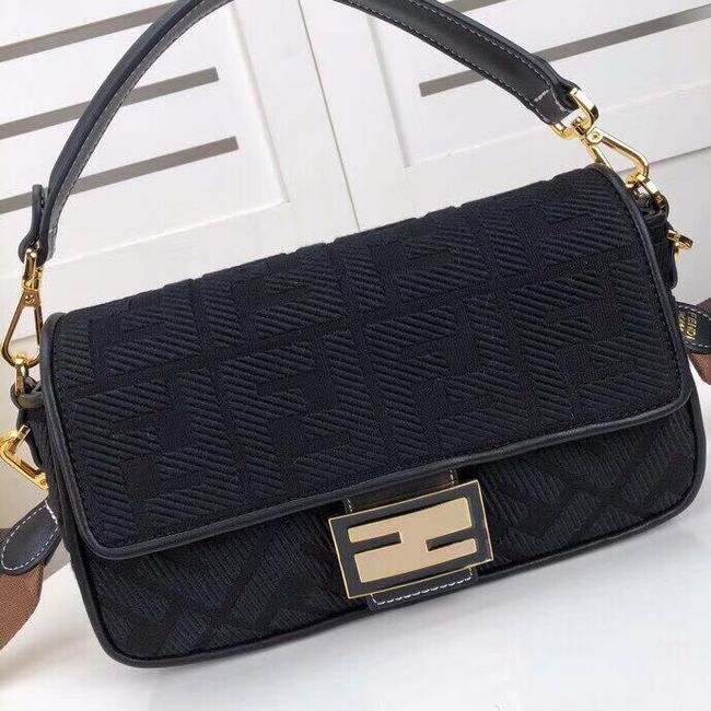 FENDI fabric bag F0386 black