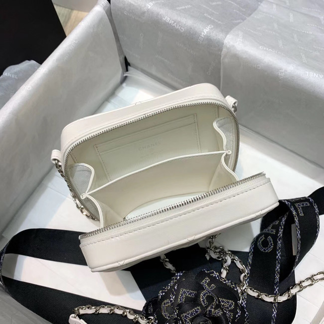 CHANEL 2020 New Style Original Leather Ball Grain Bag AP1132 White