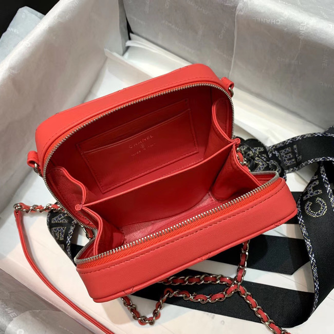 CHANEL 2020 New Style Original Leather Ball Grain Bag AP1132 red