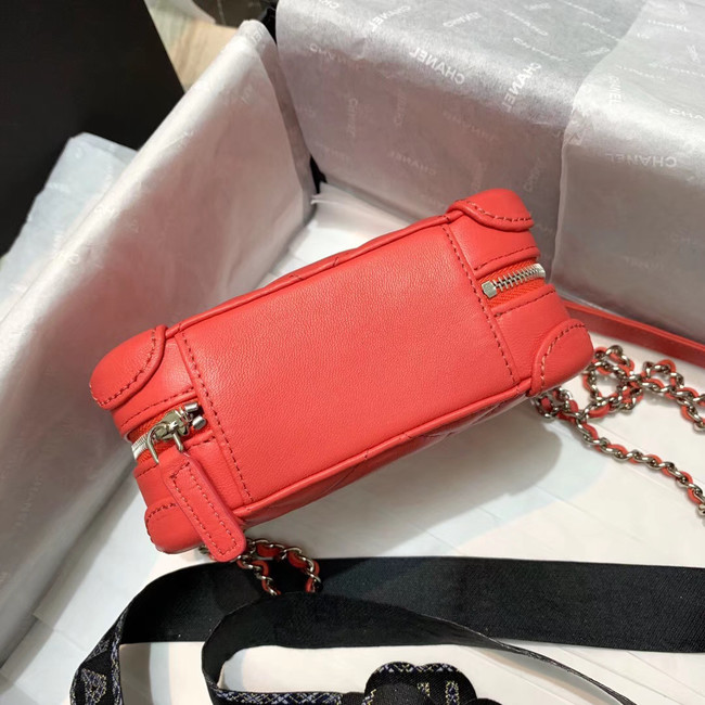 CHANEL 2020 New Style Original Leather Ball Grain Bag AP1132 red