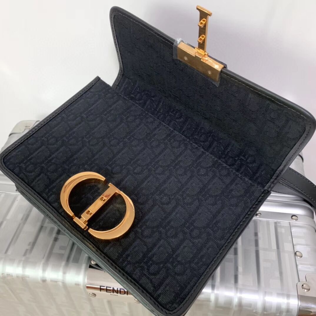 Dior 30 MONTAIGNE CANVAS BAG C9203 black