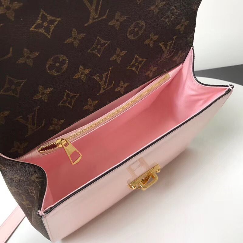 Louis Vuitton Monogram Canvas Cherrywood Original Patent Leather M53355 Pink