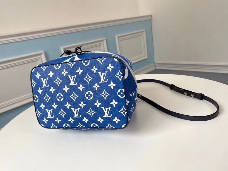 Louis Vuitton Monogram Canvas Neonoe Original Leather M45126 Blue