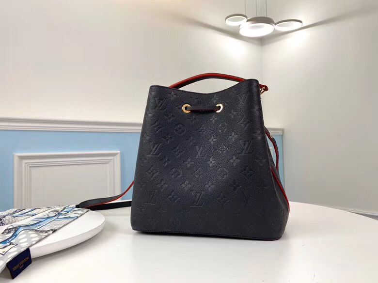 Louis Vuitton Monogram Empreinte Neonoe Original Leather M45256 Navy