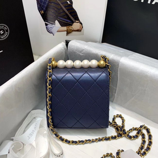 Chanel flap bag AP0997 Navy Blue