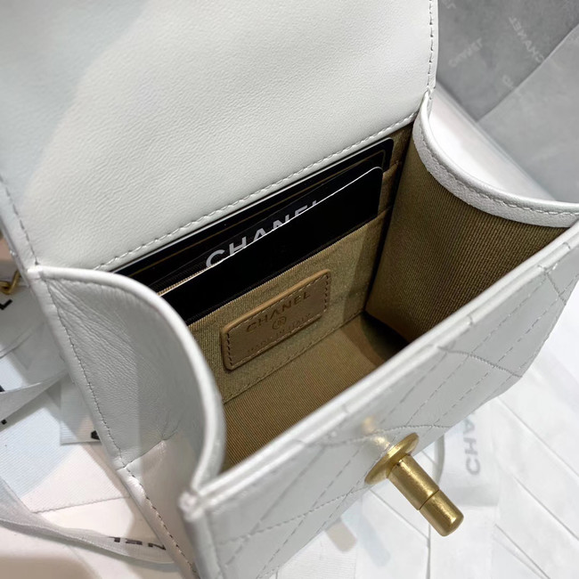 Chanel flap bag AP0997 white