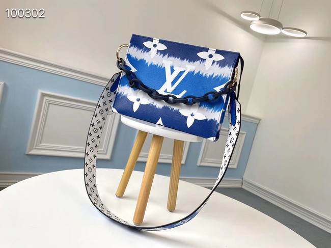 Louis Vuitton Monogram Canvas Original Leather M68137 blue