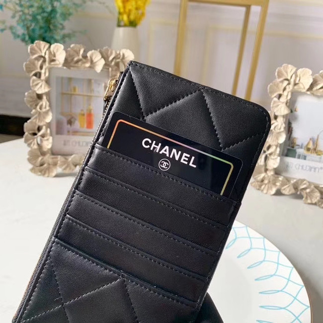 CHANEL 19 Mobile phone case Card Holder AP1182 black