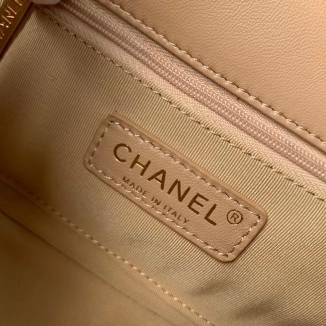 Chanel Flap Bag Original Sheepskin Leather AS1466 apricot