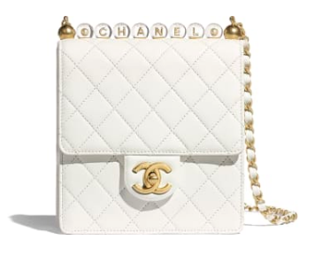 Chanel flap bag AP0997 white