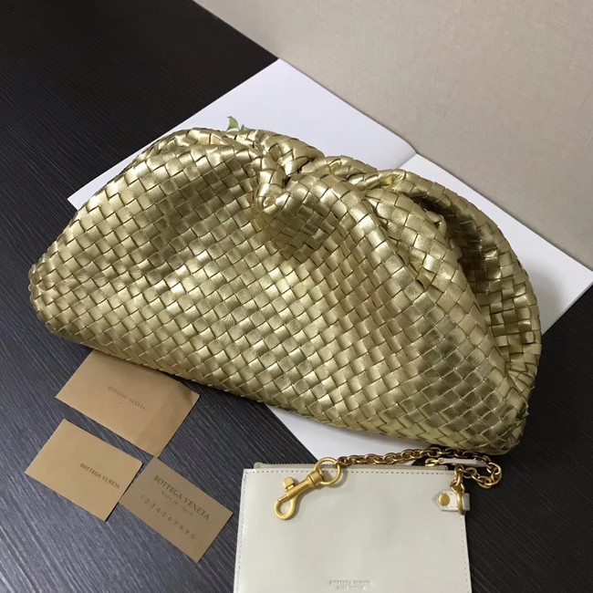 Bottega Veneta Weave Clutch bag 585853 gold