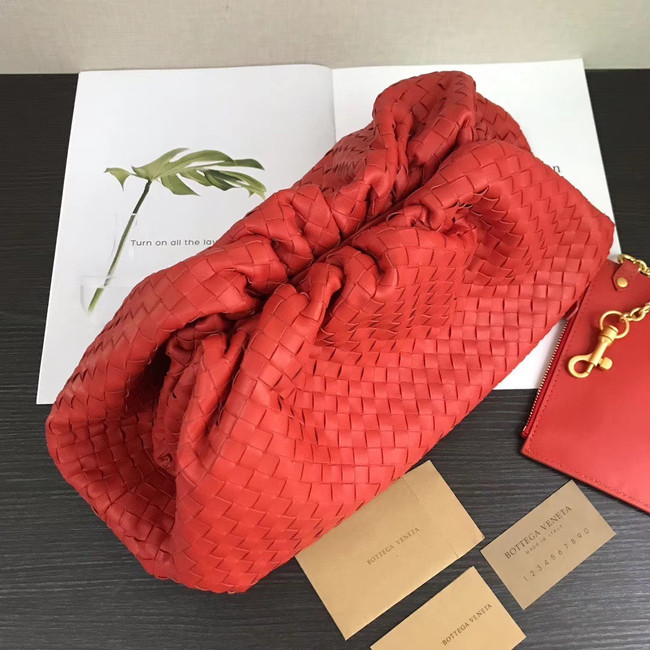 Bottega Veneta Weave Clutch bag 585853 red