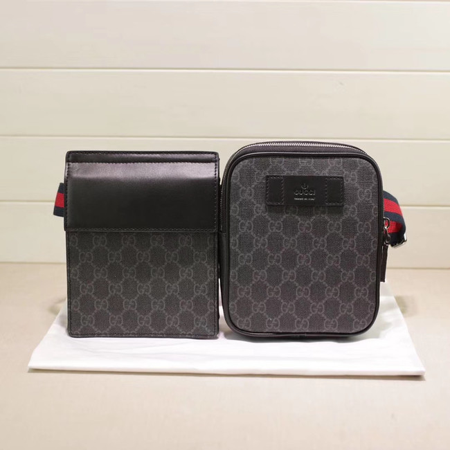 Gucci GG Supreme belt bag 450956 black