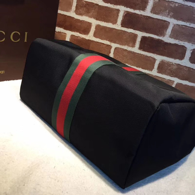 Gucci GG Supreme canvas top handle bag 337069 black